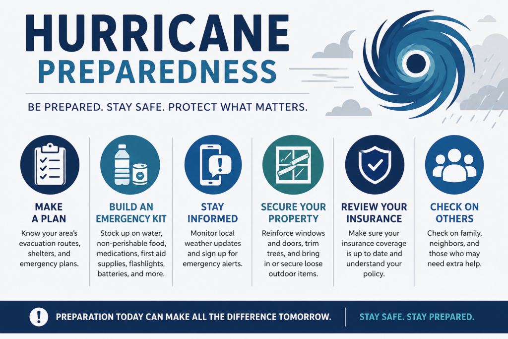 Hurricane preparedness for a Cypress rental home
